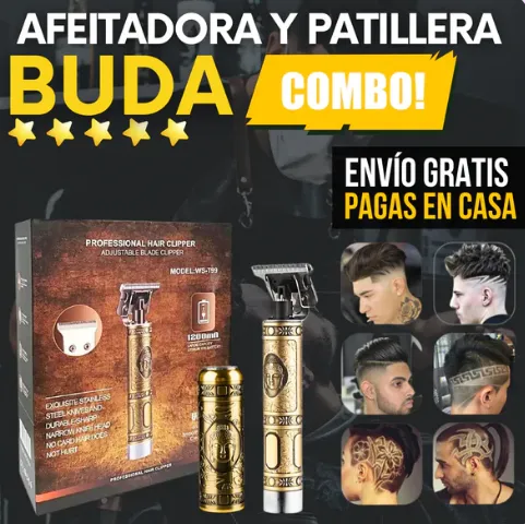 Combo BUDA Afeitadora y Barbera PREMIUM