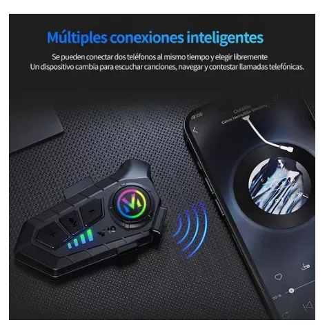 Intercomunicador Bluetooth Para Casco De Moto Y10 2x