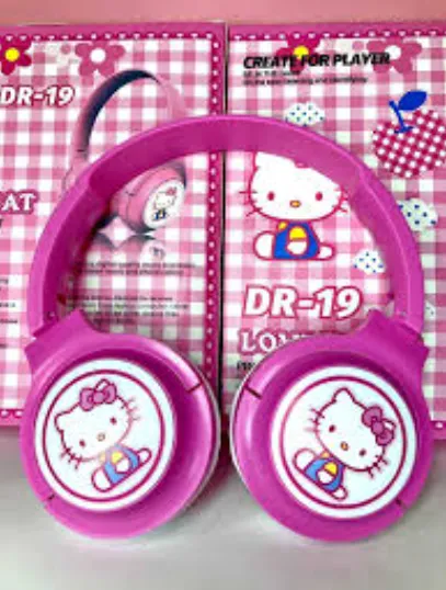 Audífono De Diadema Bluetooth Inalámbricos Hello Kitty