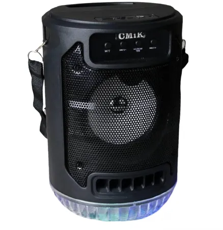 Parlante Inalámbrico 5" Recargable Micrófono Karaoke Luces Led