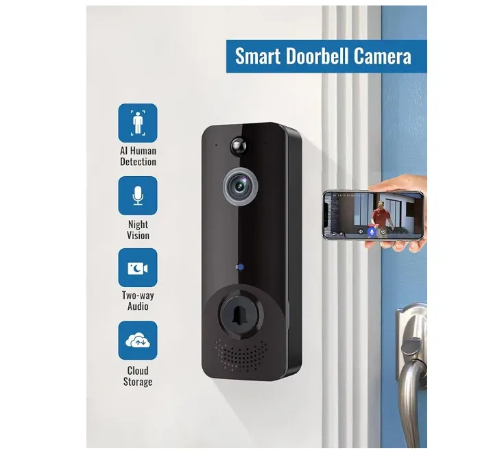 Timbre De Video Timbre Wi-Fi Inteligente HD Cámara Seguridad WiFi Video Doorbell