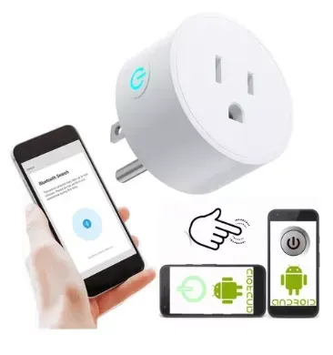 Enchufe Inteligente Toma Wifi Smart Echo Alexa Google Y Siri Color Blanco