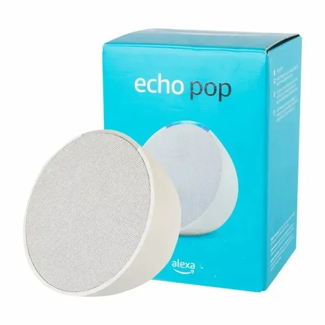 Asistente Inteligente Echo Pop ALEXA Blanco