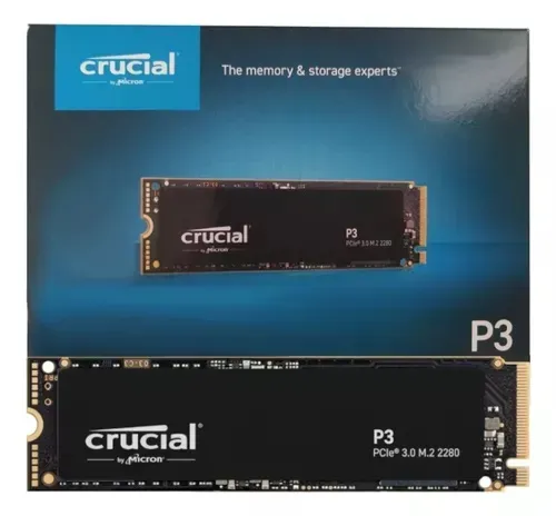 Disco Duro Solido M.2 PCIe 3.0 500gb Crucial P3