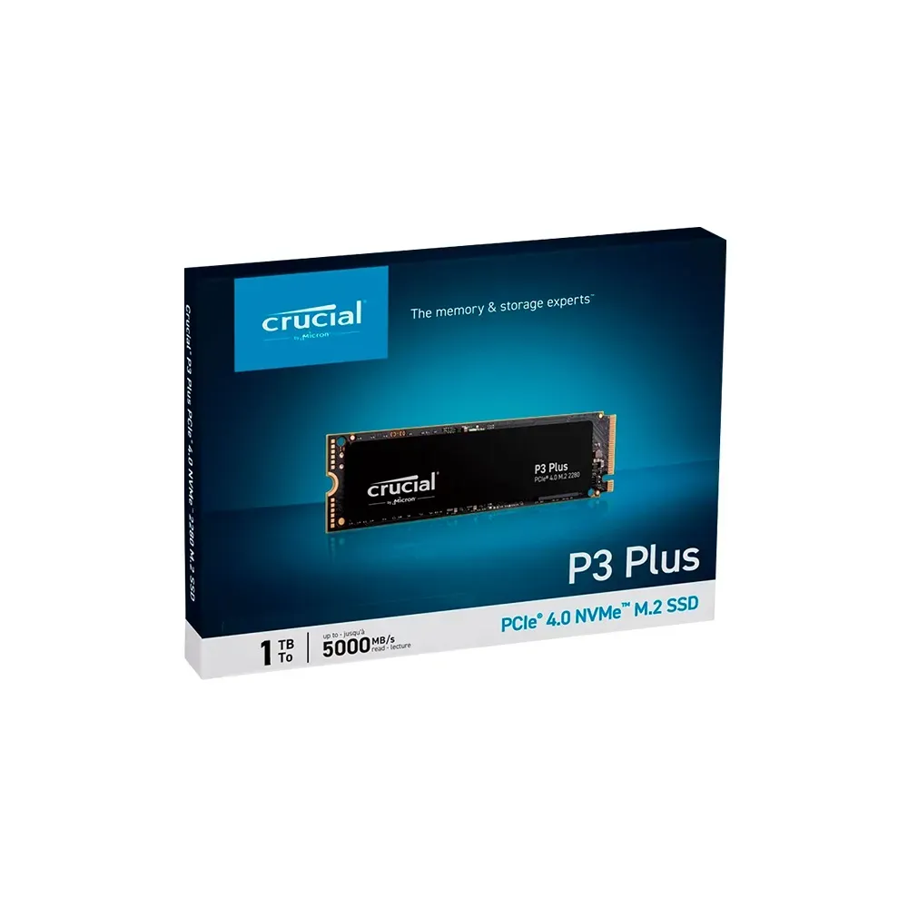 M.2 P3 Plus PCIe 4.0 NVMe 5000MB/s 1Tera Crucial