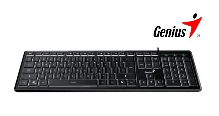 Teclado Genius SlimStar820 Illiminated