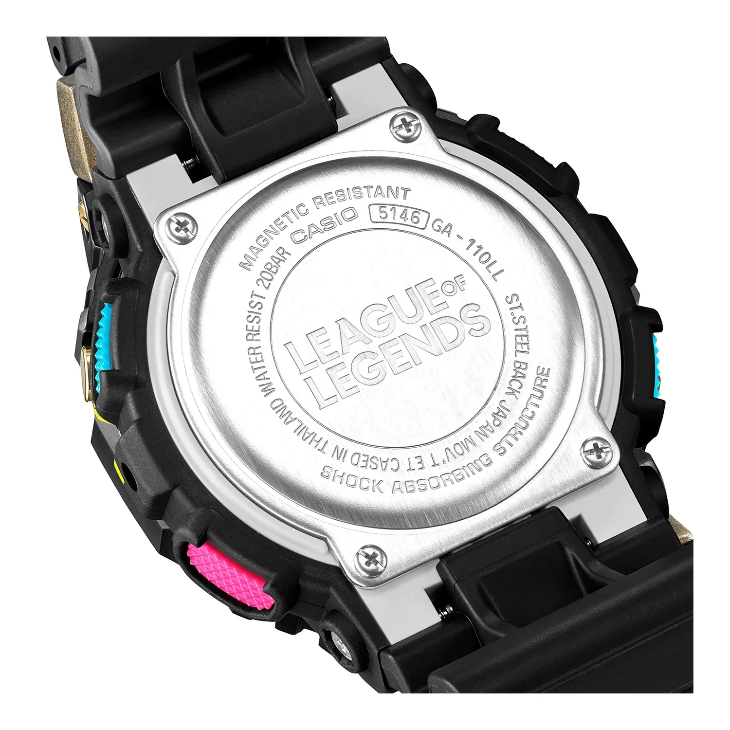 Reloj Casio G-shock League Of Legends Jinx Edición Limitada