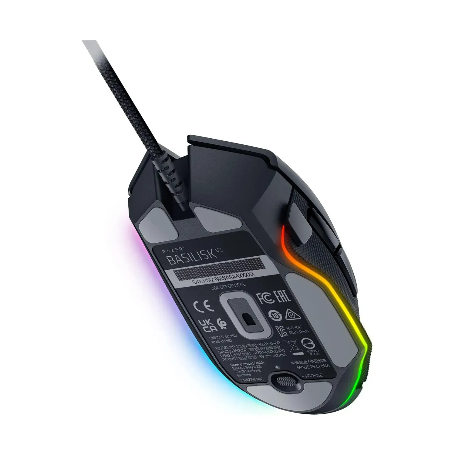 Mouse Gamer Razer Basilisk V3 Cableado