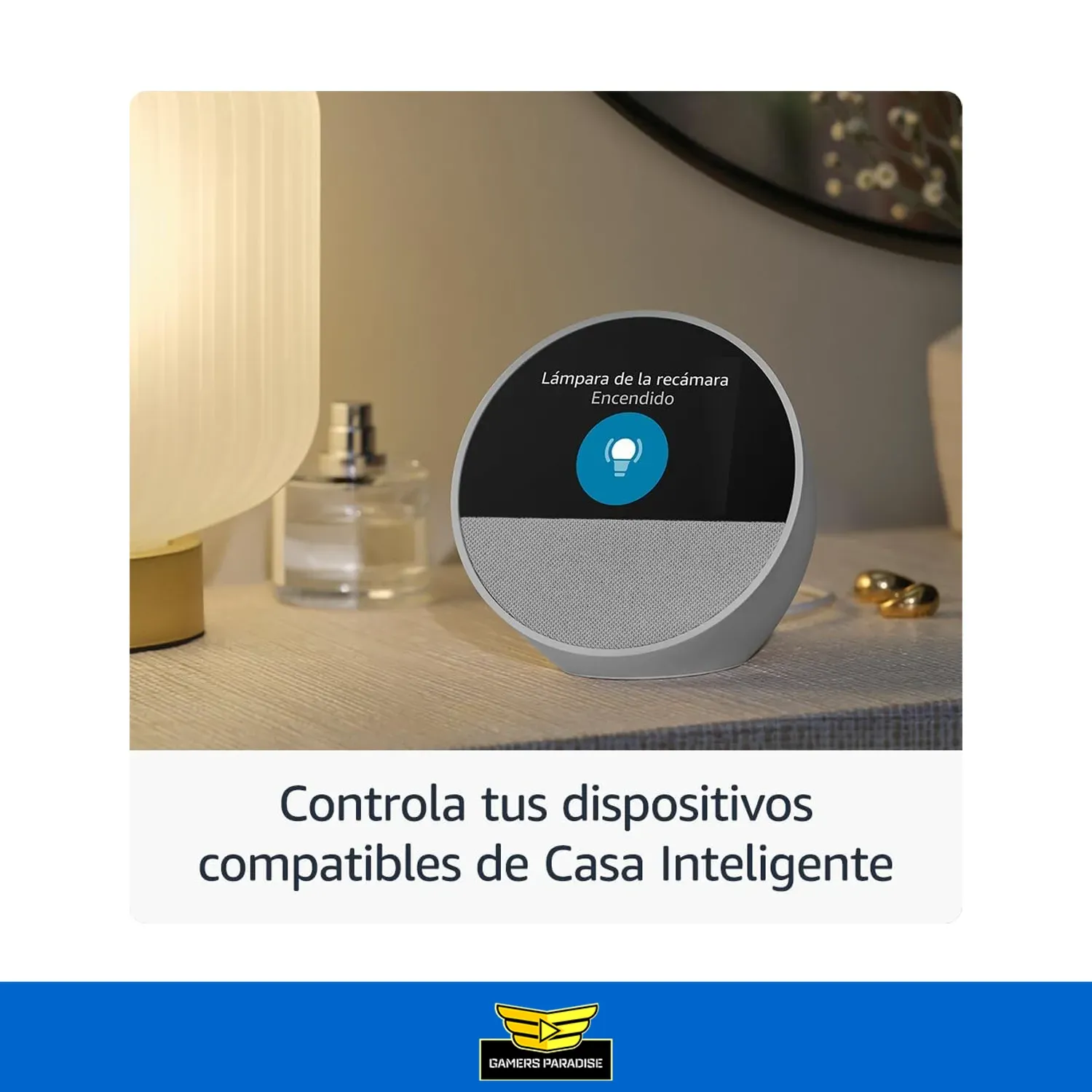 Amazon Echo Spot Bocina Despertador Inteligente 2024 Alexa