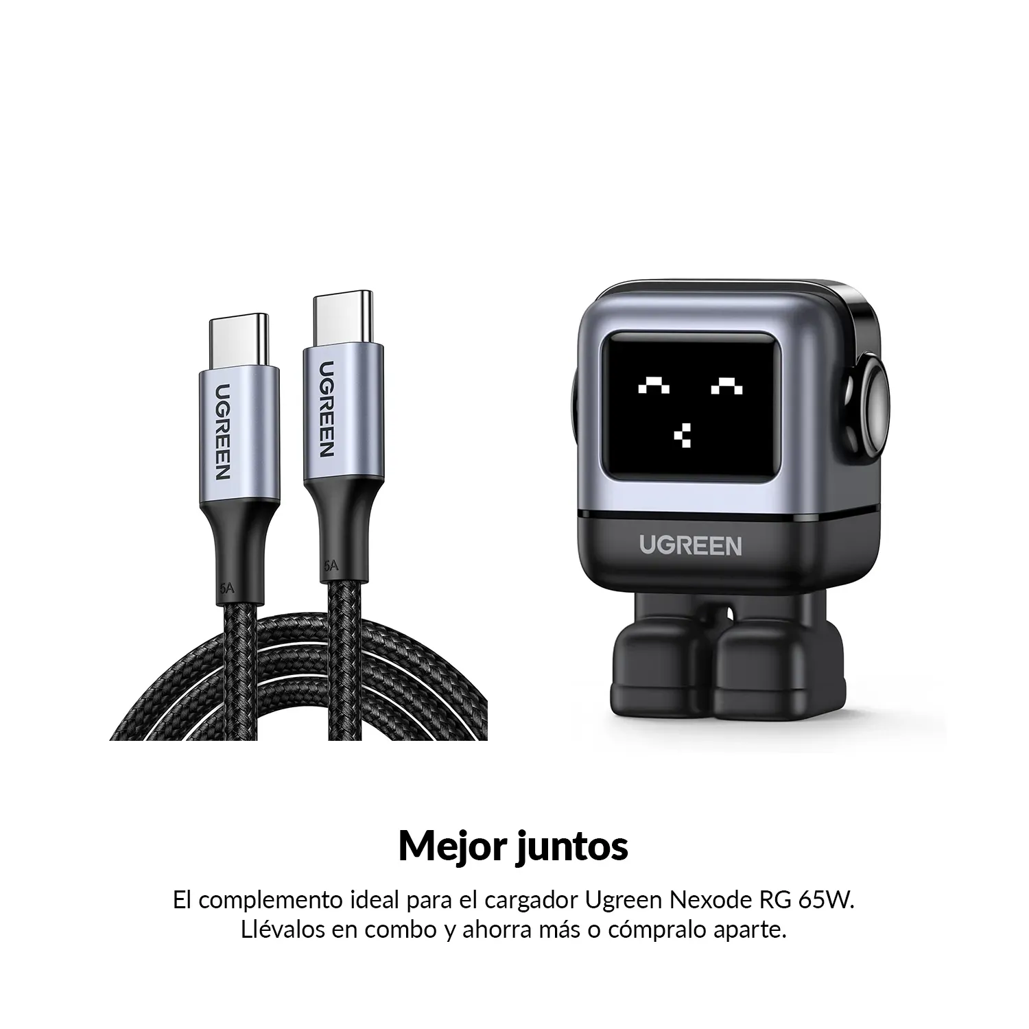 Cable Usb C 3m 100w Carga Rápida Celular Pc Trenzado Ugreen