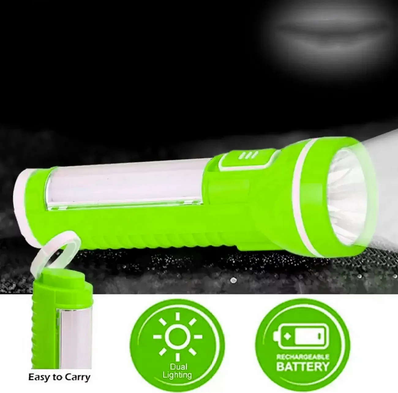 Linterna Recargable Led Portable Potencia 1 W Luz Superior