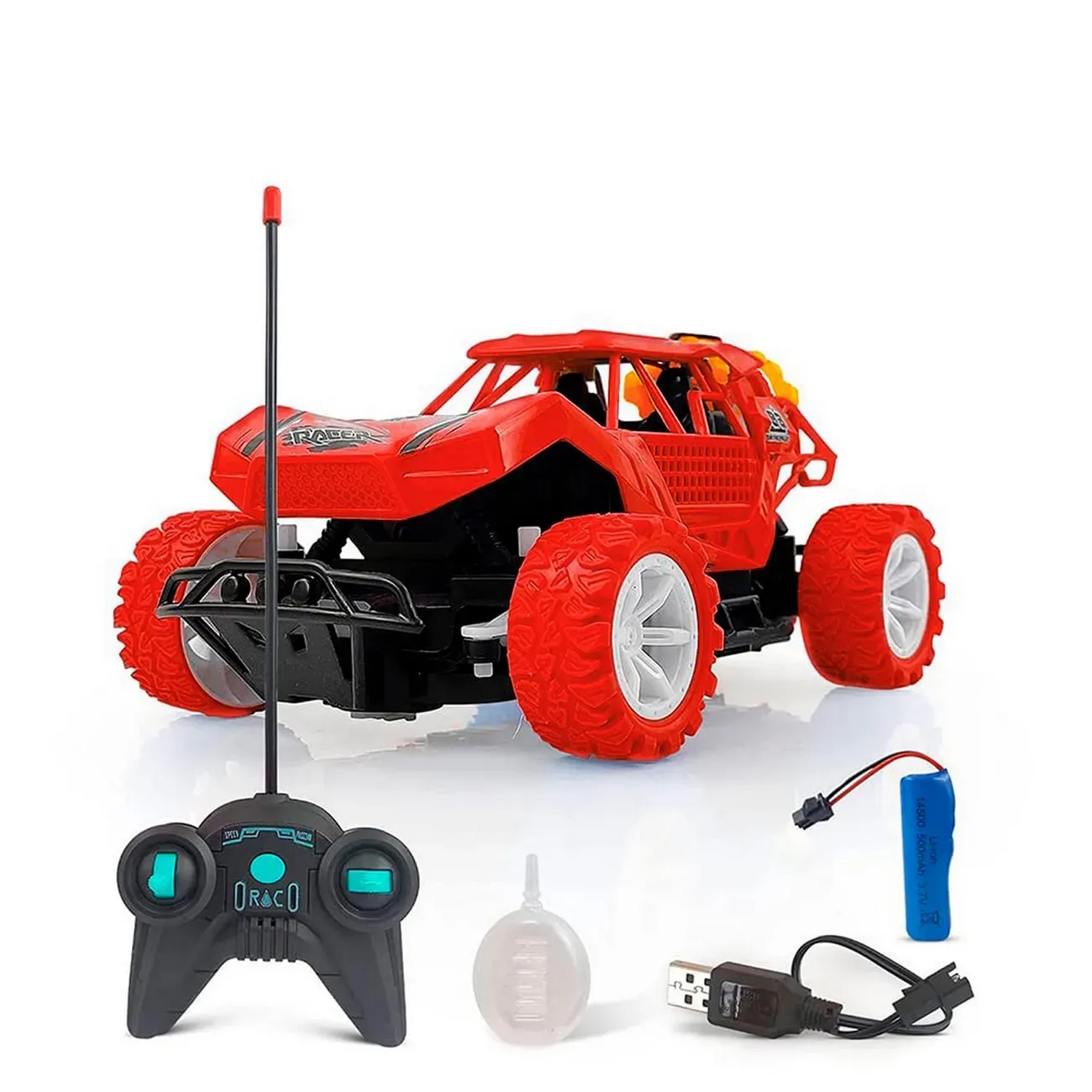 Carro Deportivo Buggy Luz Control Recargable Juguete Niños