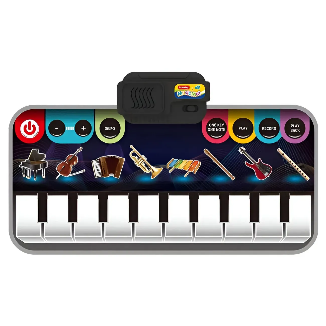 Piano Musical Niños Instrumentos Musicales Tapete + Baterias