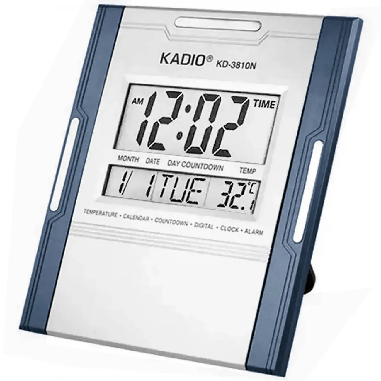 Reloj Kadio Termometro Alarma Digita Kd-3810n + Baterias