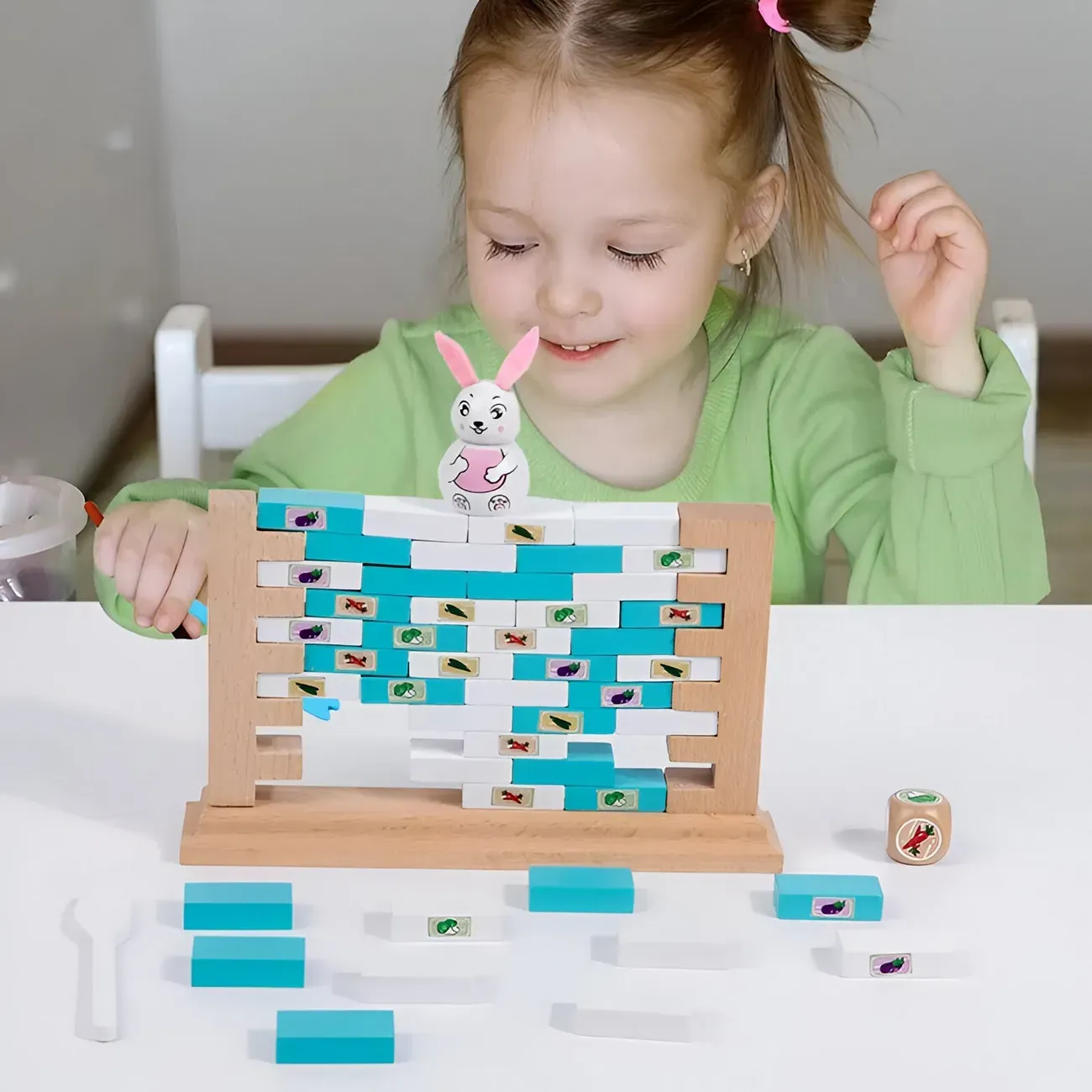 Juegos De Mesa Jenga Madera Salva Al Conejo Interactivo