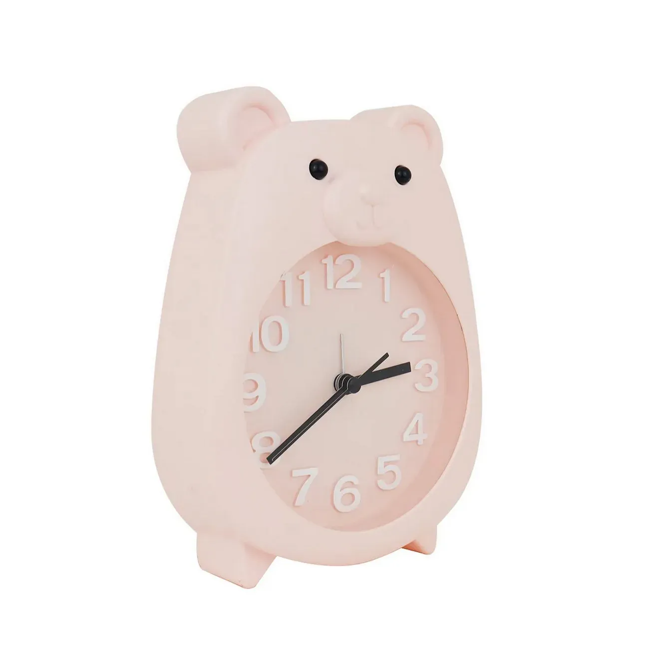 Reloj De Mesa Pared Para Niñas (o) Oso Osito Alarma +bateria