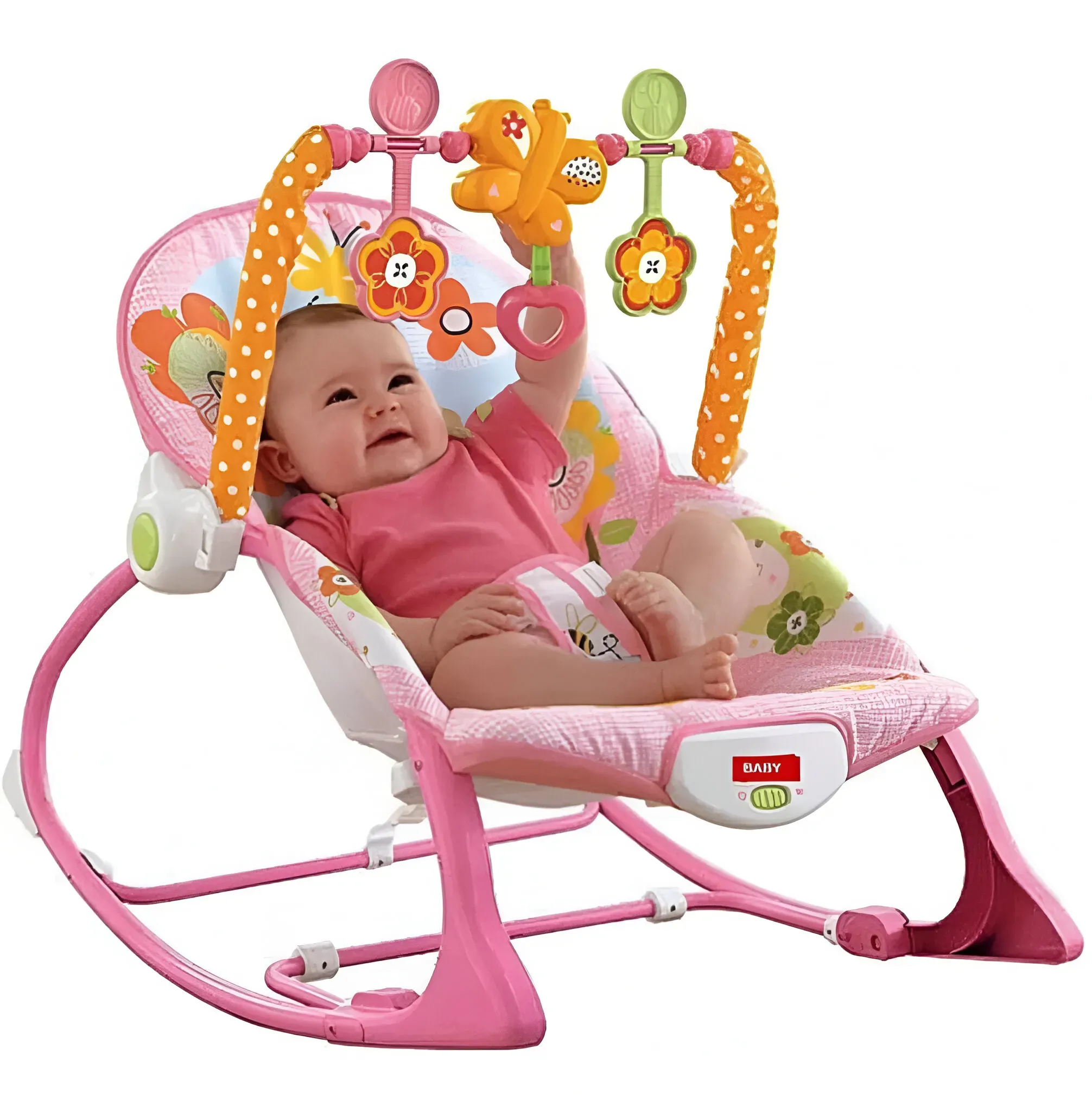 Silla Mecedora Vibradora Para Bebe Niña Musical Interactiva