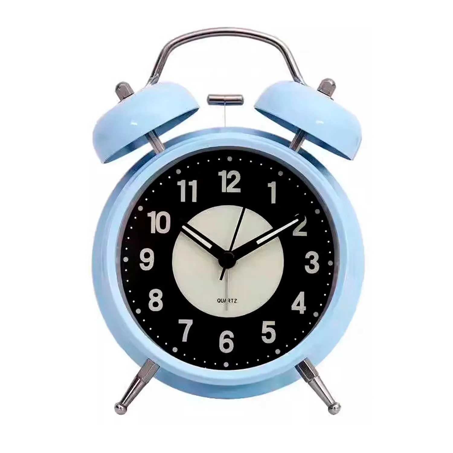 Reloj De Mesa Clasico Alarma Luminoso Decoracion + Bateria