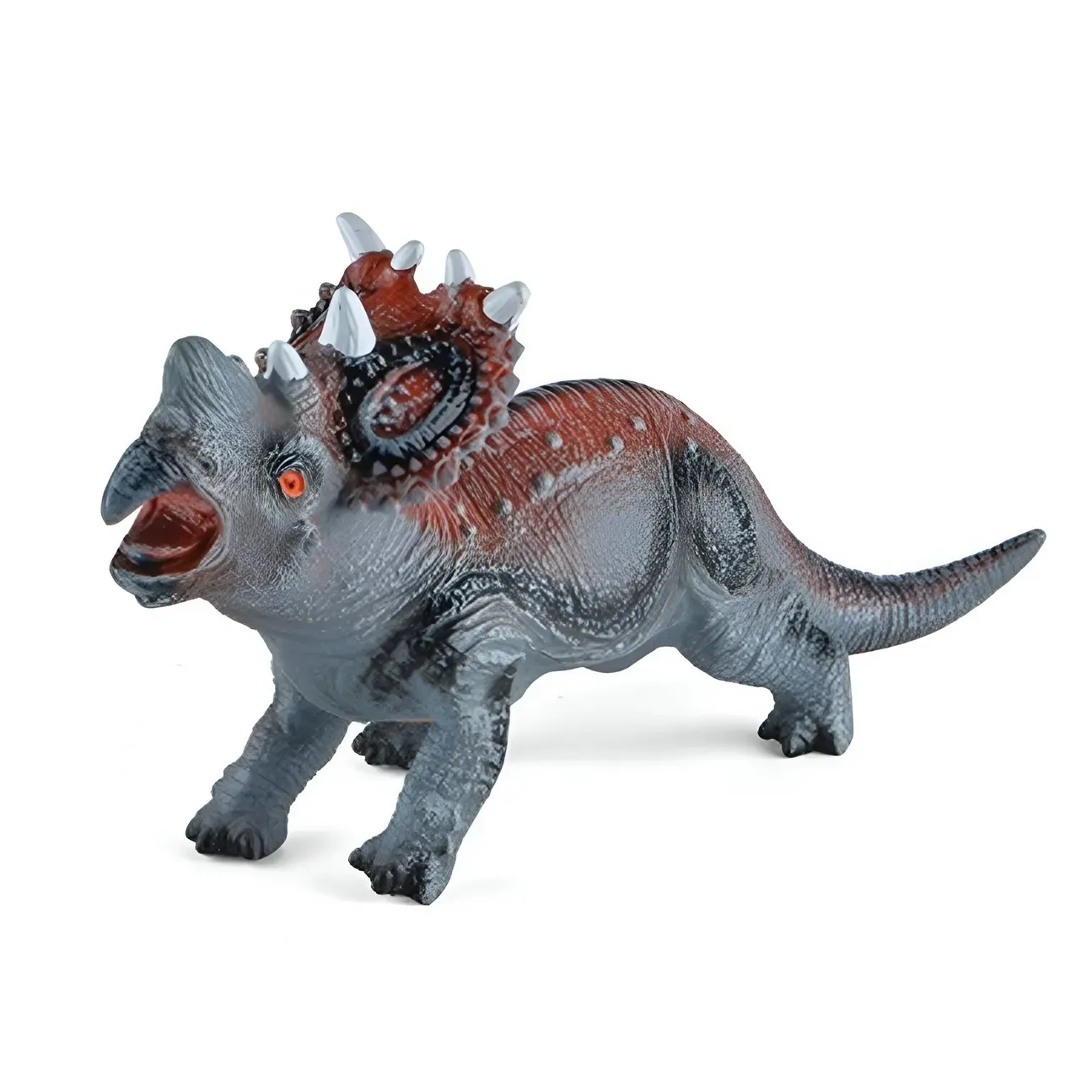 Figura Dinosaurio Triceratops Jurassic Sonido Feroz