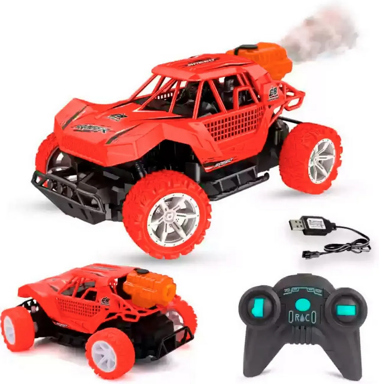 Carro Deportivo Buggy Luz Control Recargable Juguete Niños