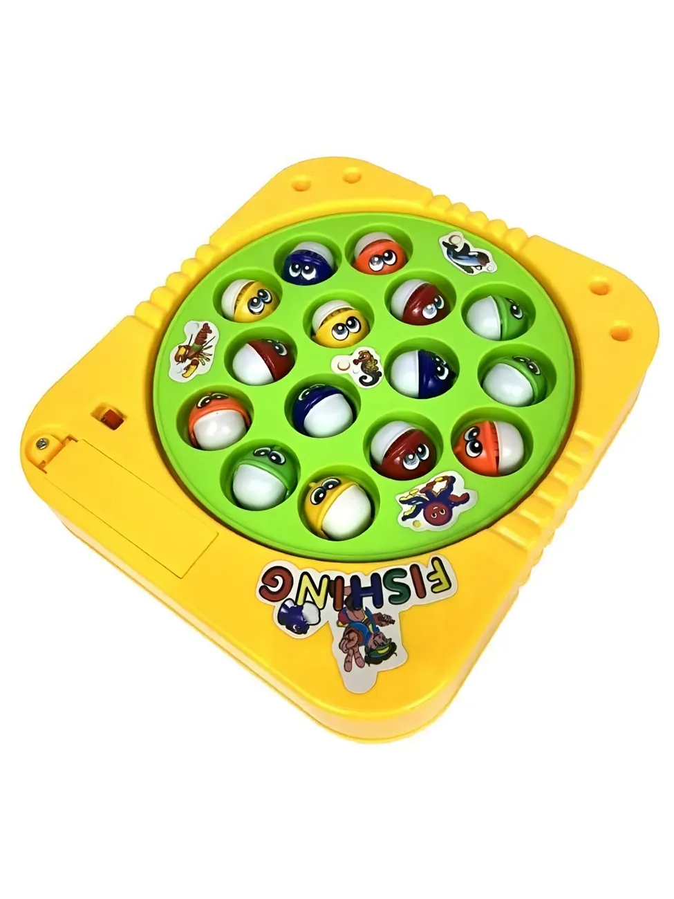 Juego De Pesca Iman Juguete Giratorio Niños Juguete+ Bateria