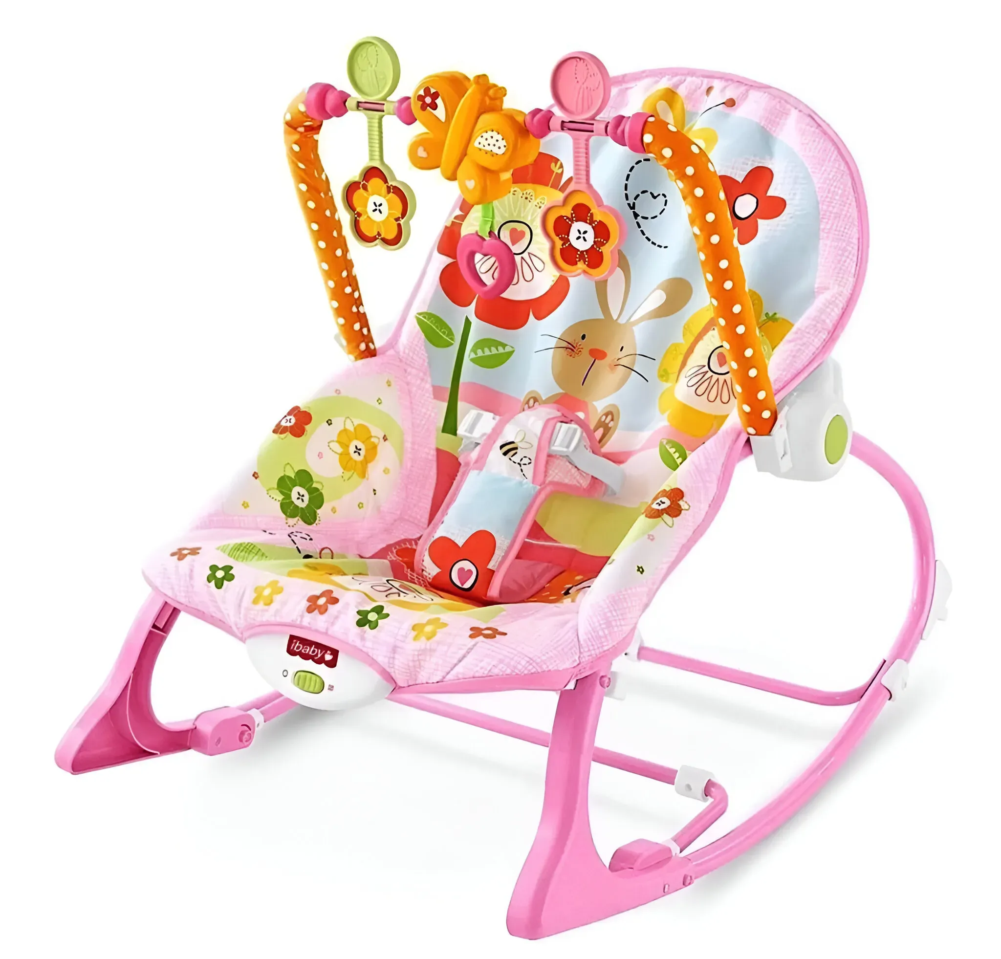 Silla Mecedora Vibradora Para Bebe Niña Musical Interactiva