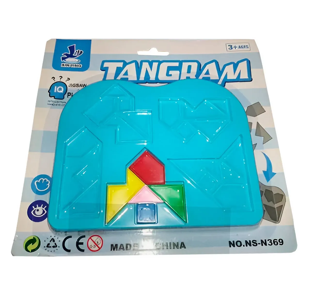 Juego De Mesa Tangram Aprendizaje Desarrollo Cognitivo Niños