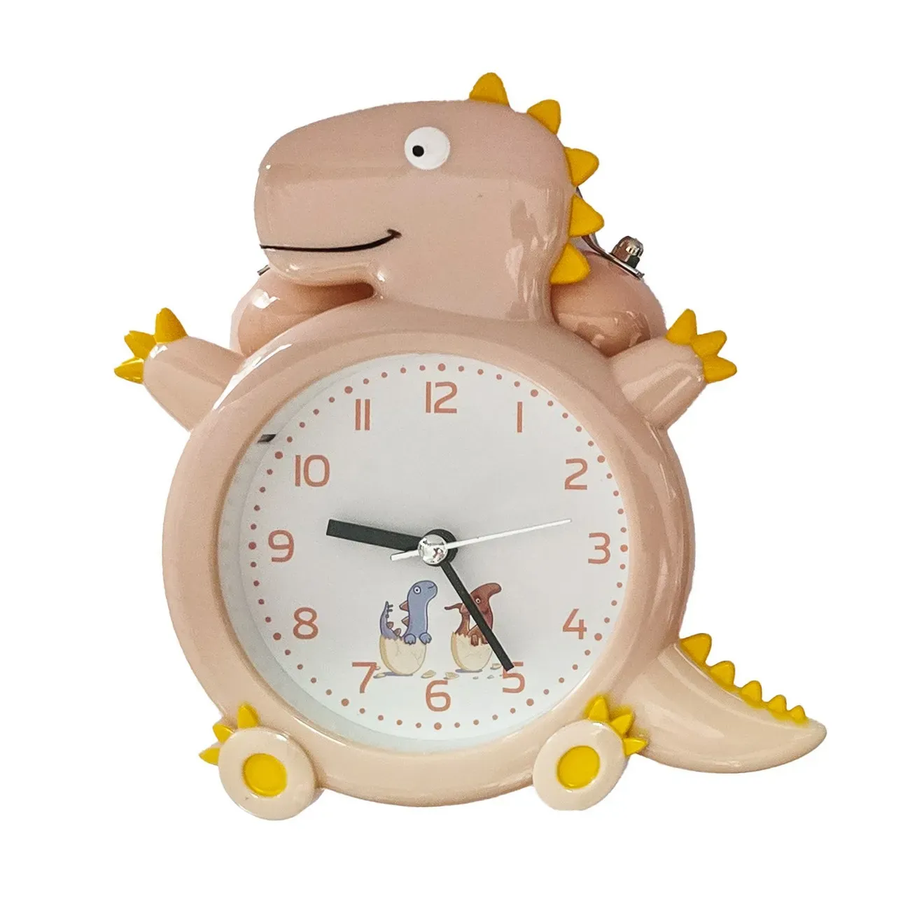 Reloj De Mesa Para Niñas (o) Dinosaurio Alarma + Bateria