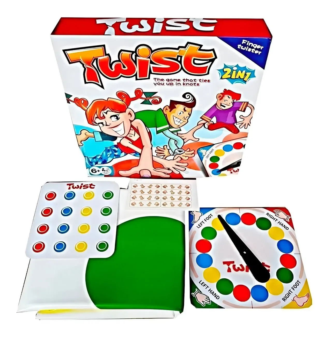 Juego Twister En Familia Twist Tapete Colores 2 En 1