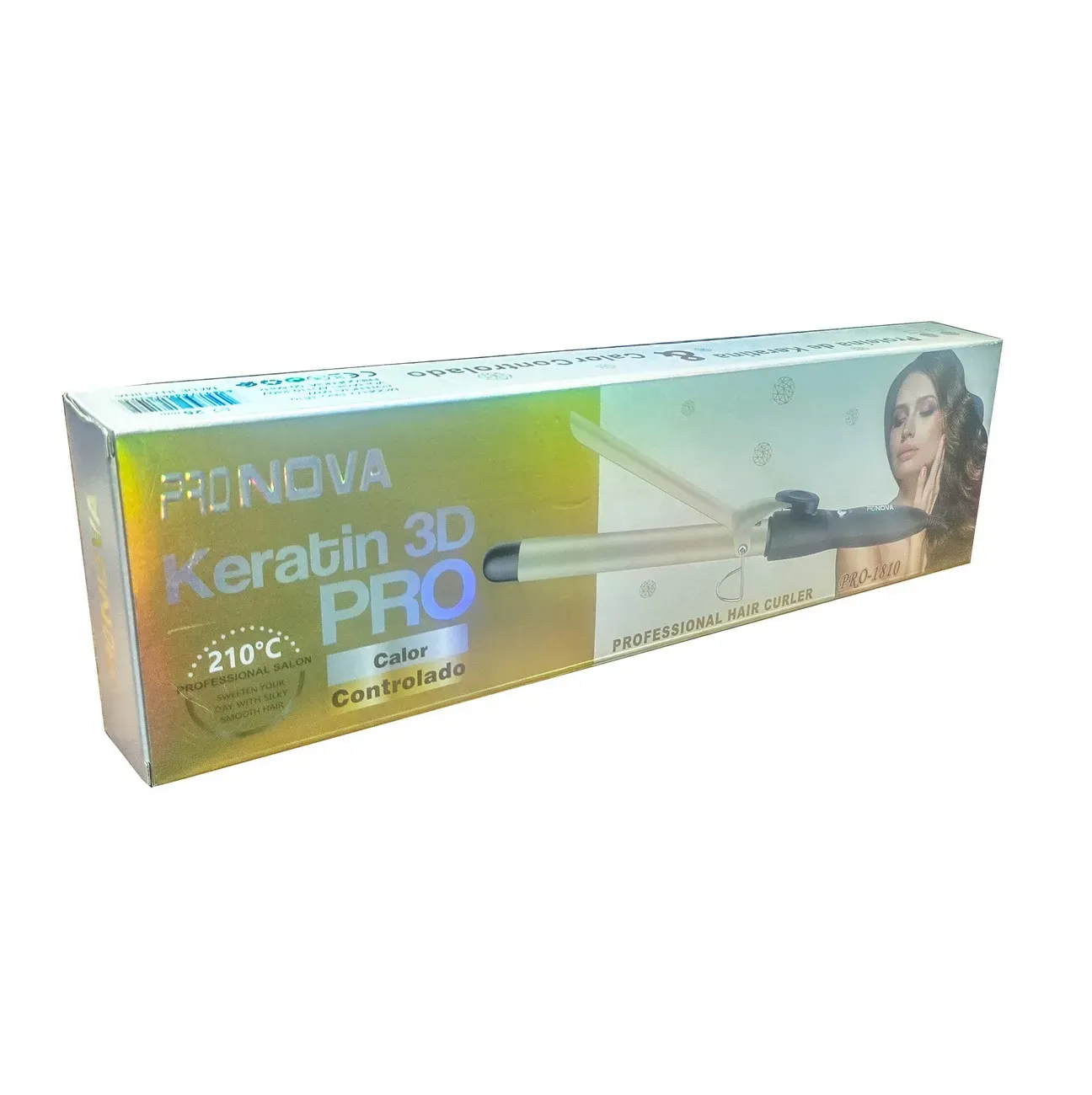 Rizadora Cabello Keratina 3d Proteina Calor Controlado