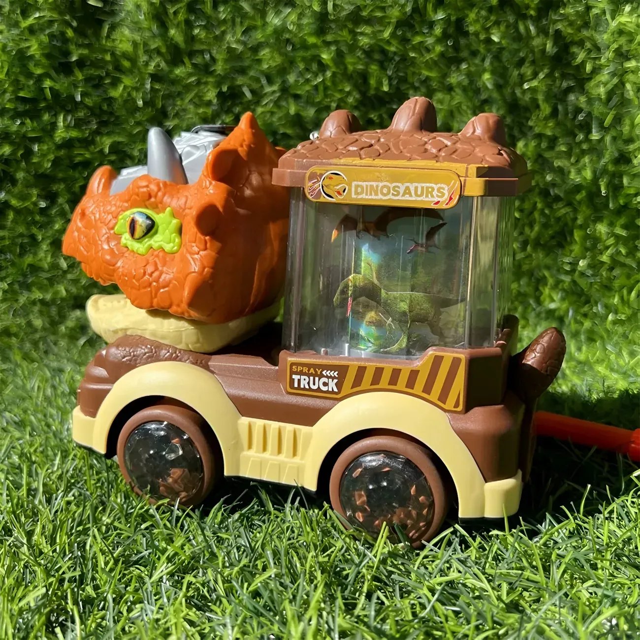 Carro Camion Dinosaurio Carrusel Luz Juguete Niño + Baterias