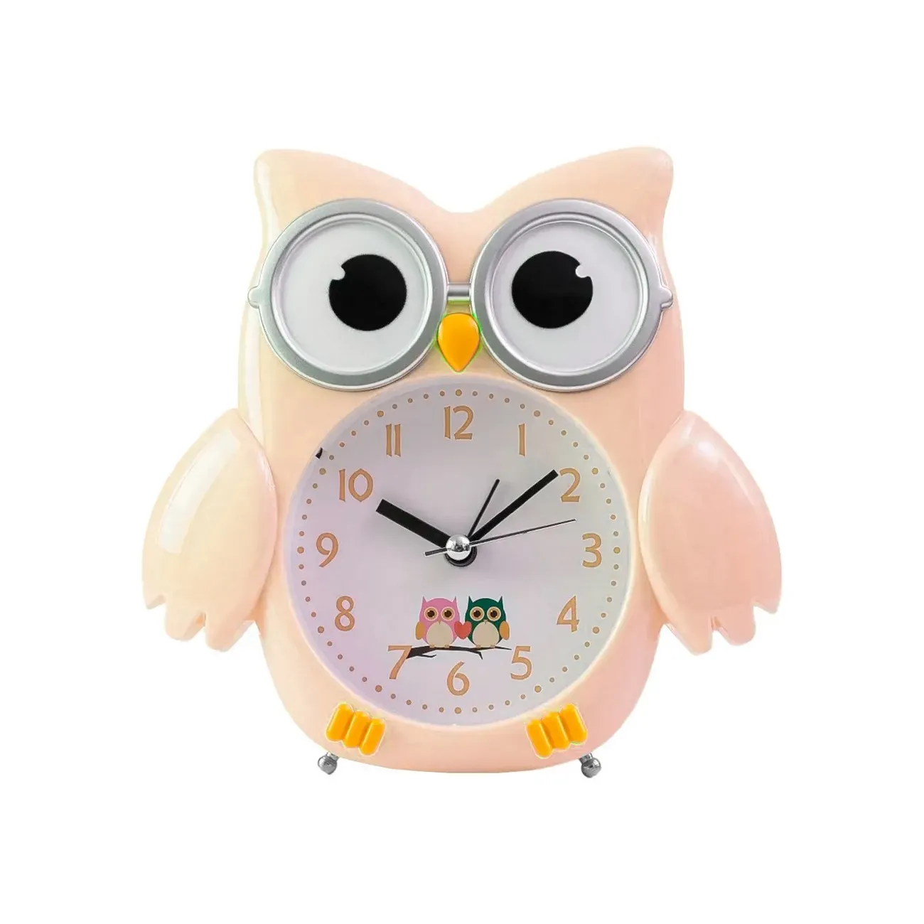 Reloj De Mesa Para Niñas (o) Buho Alarma + Bateria Deco