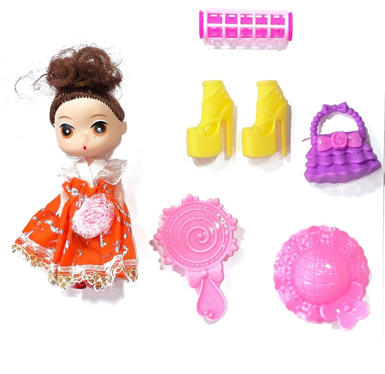 Muñeca Accesorios Cofre Sorpresa Juguete Niñas X 3 Unidades