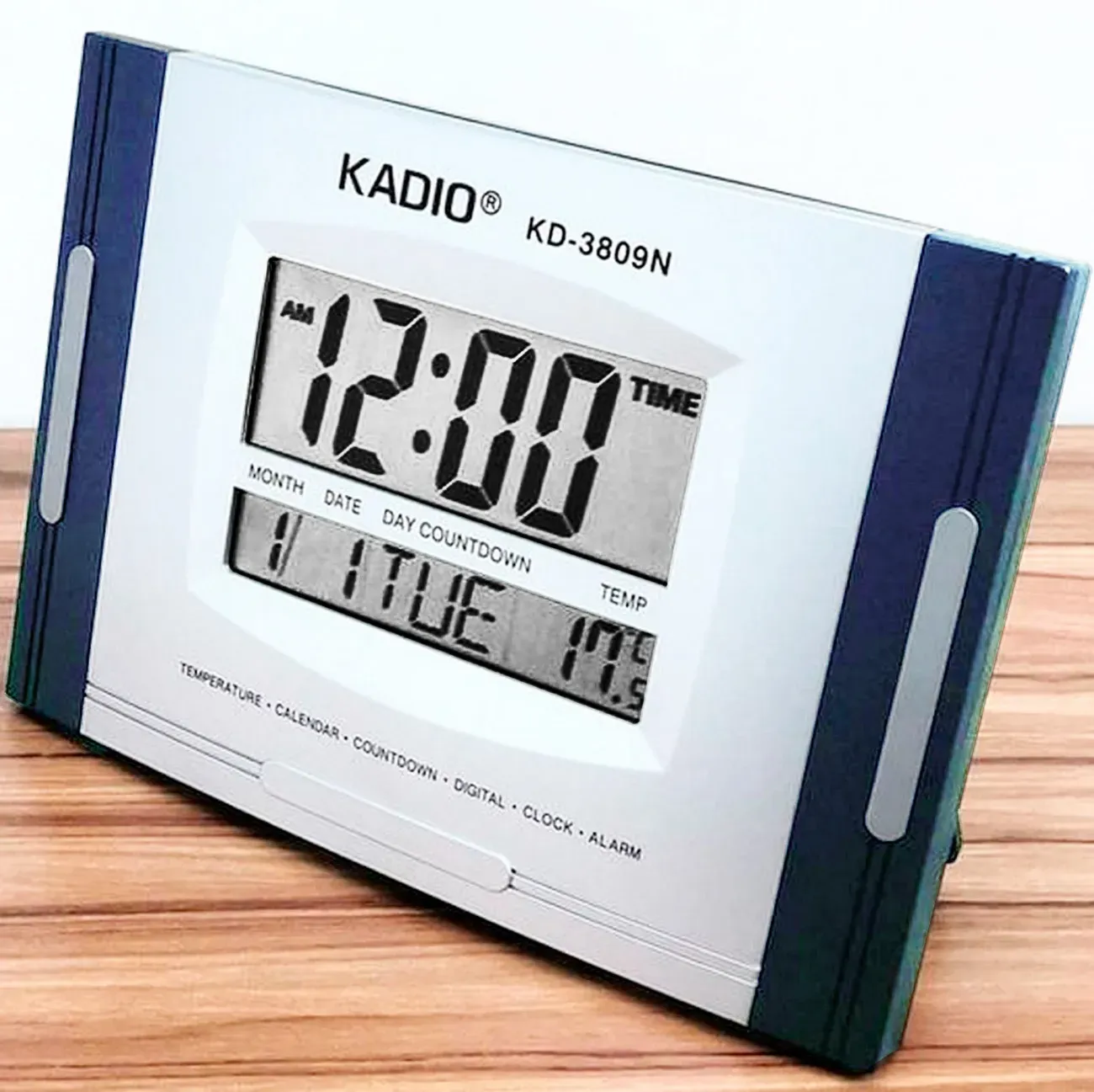 Reloj Kadio Termometro Alarma Digita Kd-3809n + Baterias