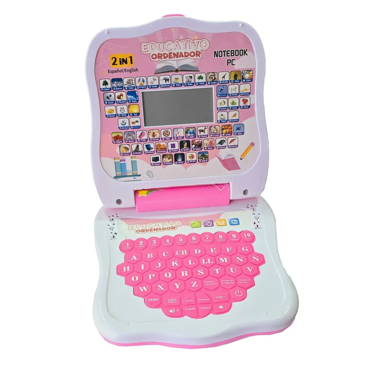 Mi Primer Portátil Infantil Mini Laptop Multiidioma+ Bateria