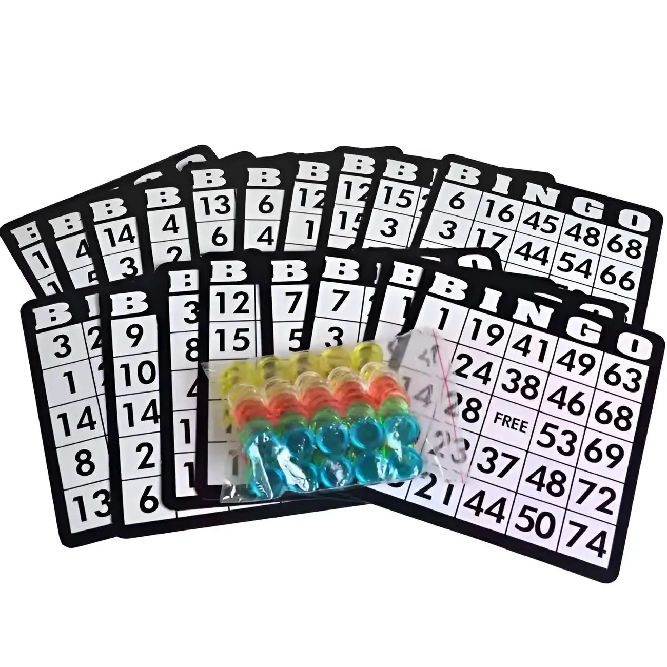 Bingo Set Juego De Mesa Con Balotera Metalica + 18 Cartas