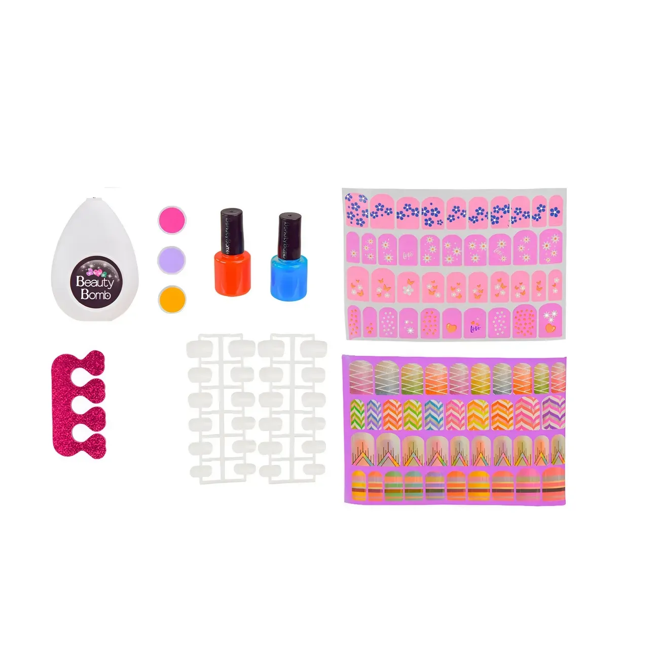 Juguete Kit Uñas Niñas Accesorios Set Manicure Esmaltes Lima