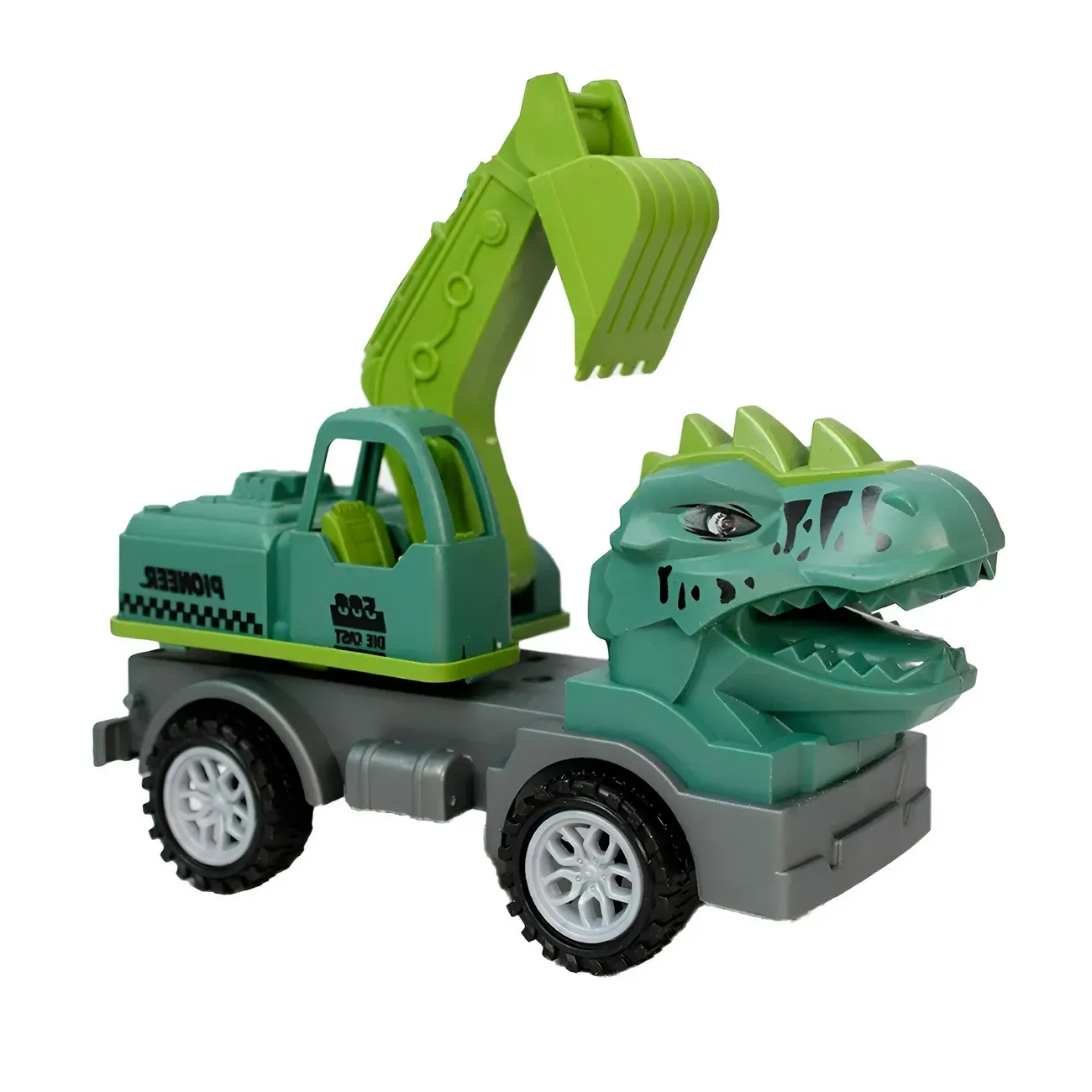 Retroexcavadora Bulldozer Dinosaurio Constructor Juguete