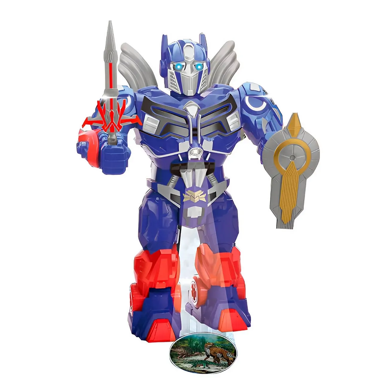 Juguete Robot Transformers Optimus Prime Sonido Movimiento