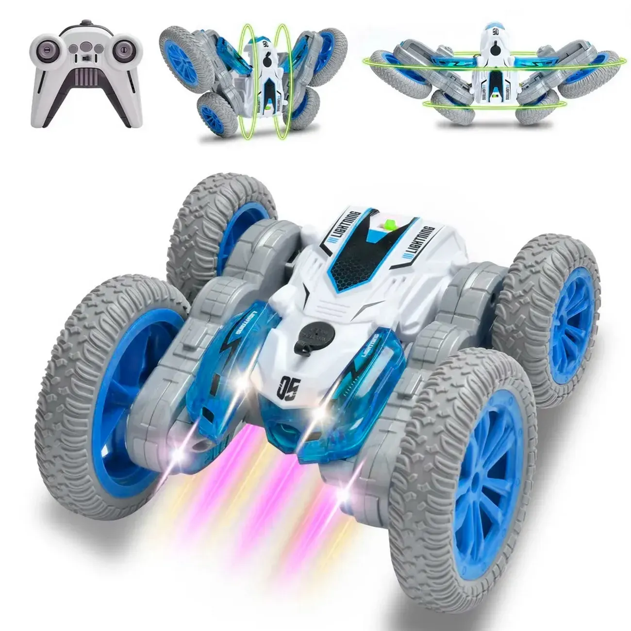 Carro 360 Grados Control Remoto Recargable Niños Regalo