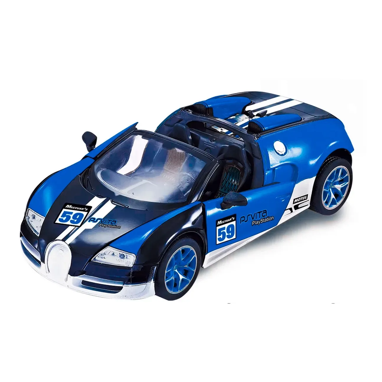 Carro Deportivo Bugatti Recargable Control Remoto Niños