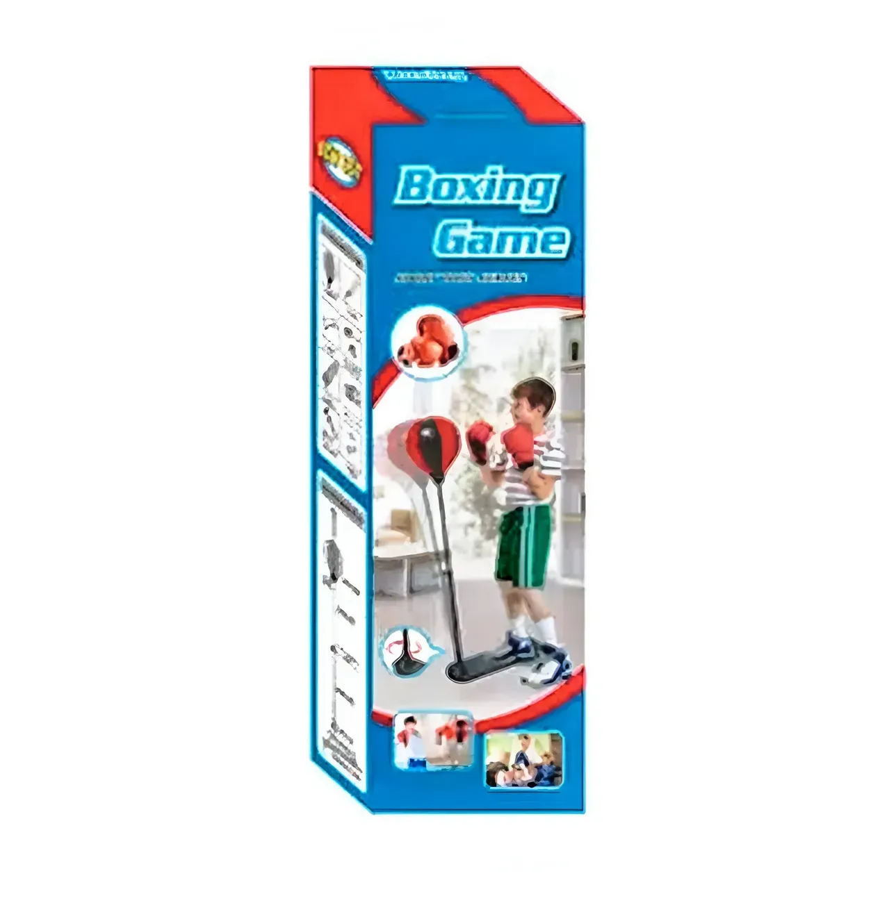 Kit Boxeo Para Niños Pera Con Soporte Deportes + Guantes