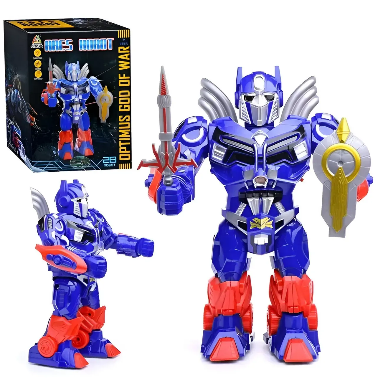 Juguete Robot Transformers Optimus Prime Sonido Movimiento