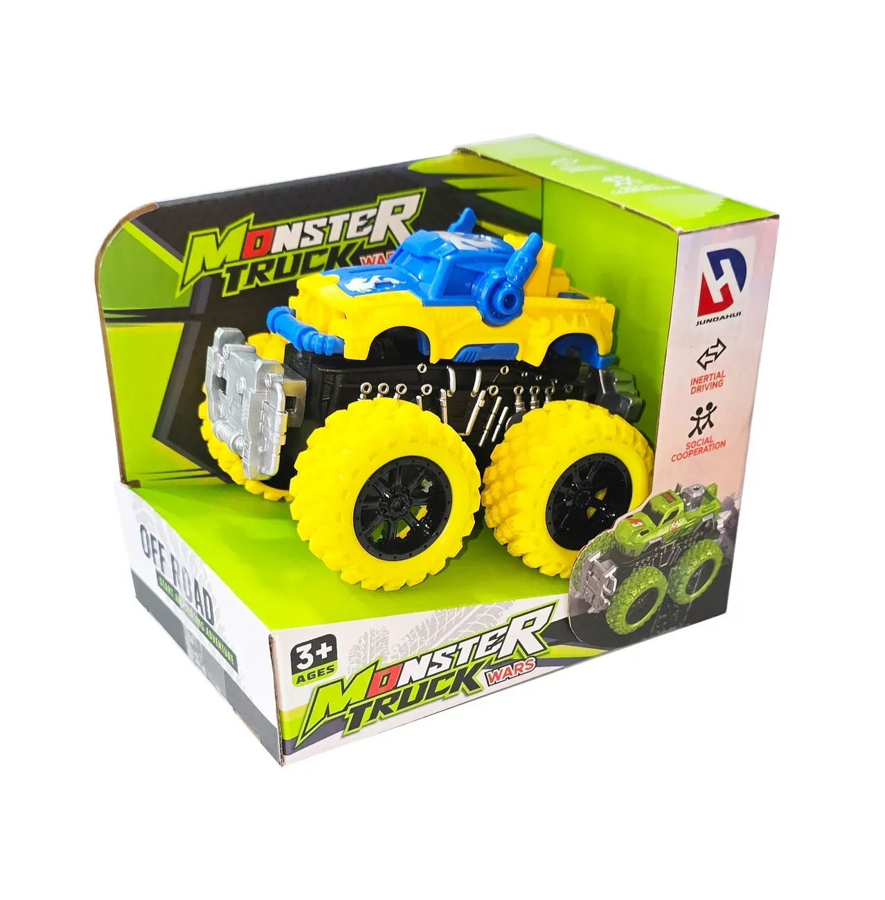 Carro Monster Truck Cuerda Racing Coleccionable Juguete Niño