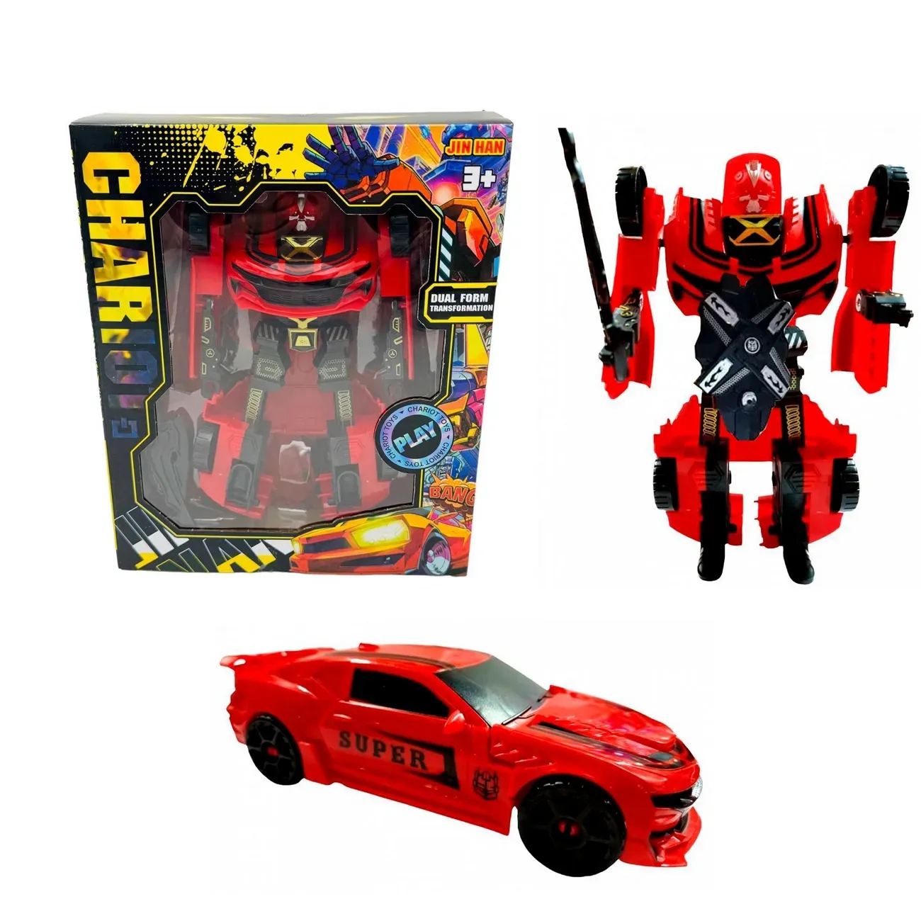 Carro Transformers Robot Coleccionable Transformable Juguete