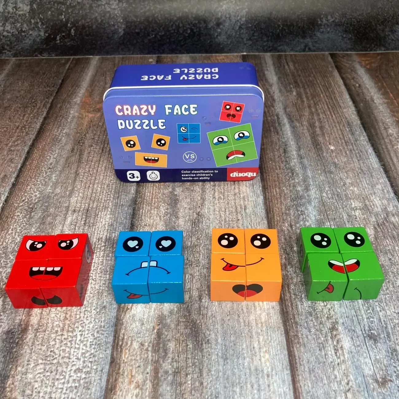 Juego Mesa Emojis Caras Smiling Face Cubos Trendy Estrategia