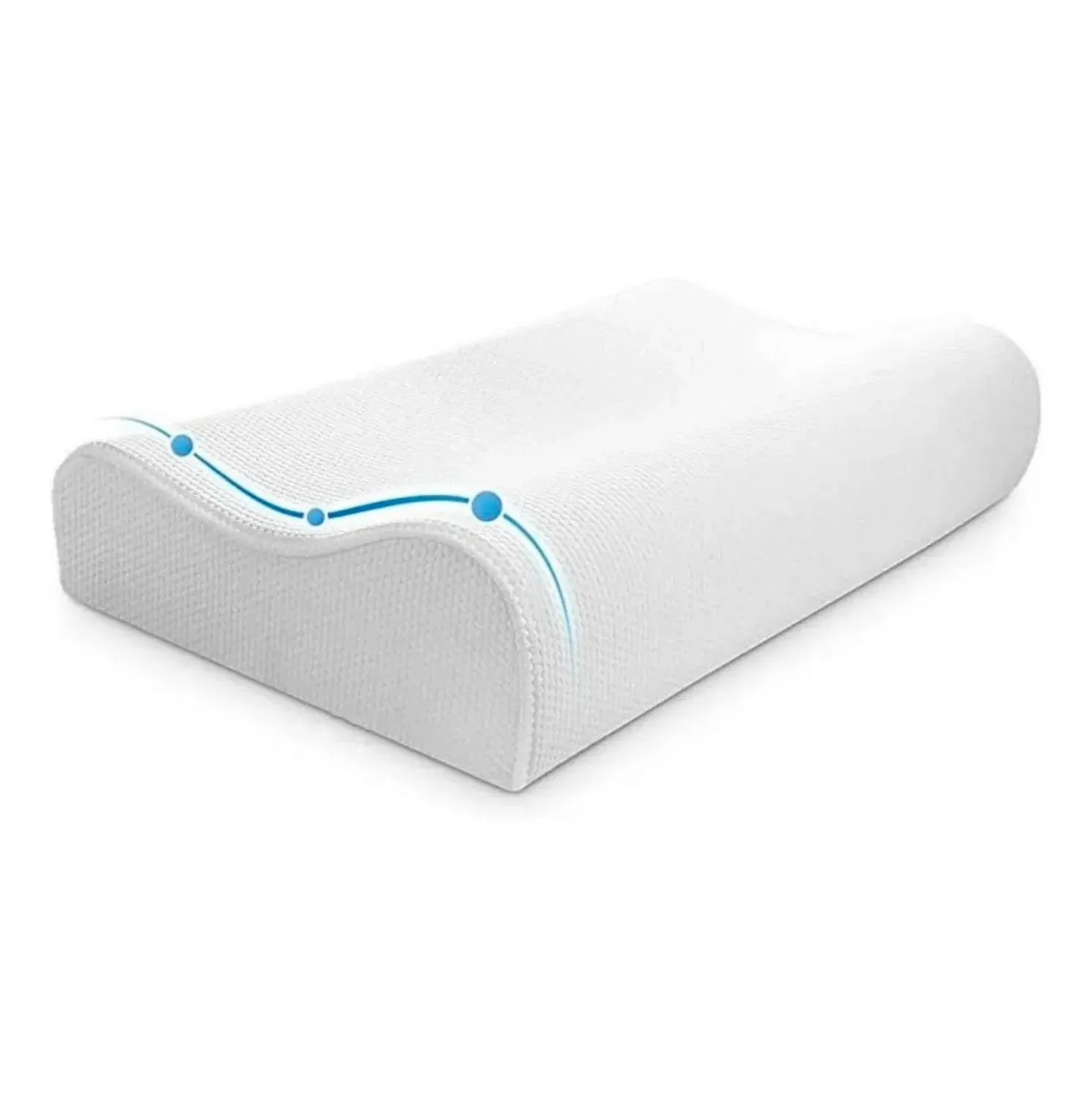 Almohada De Aloe Vera Ortopédica Cool Pillow Indeformable 