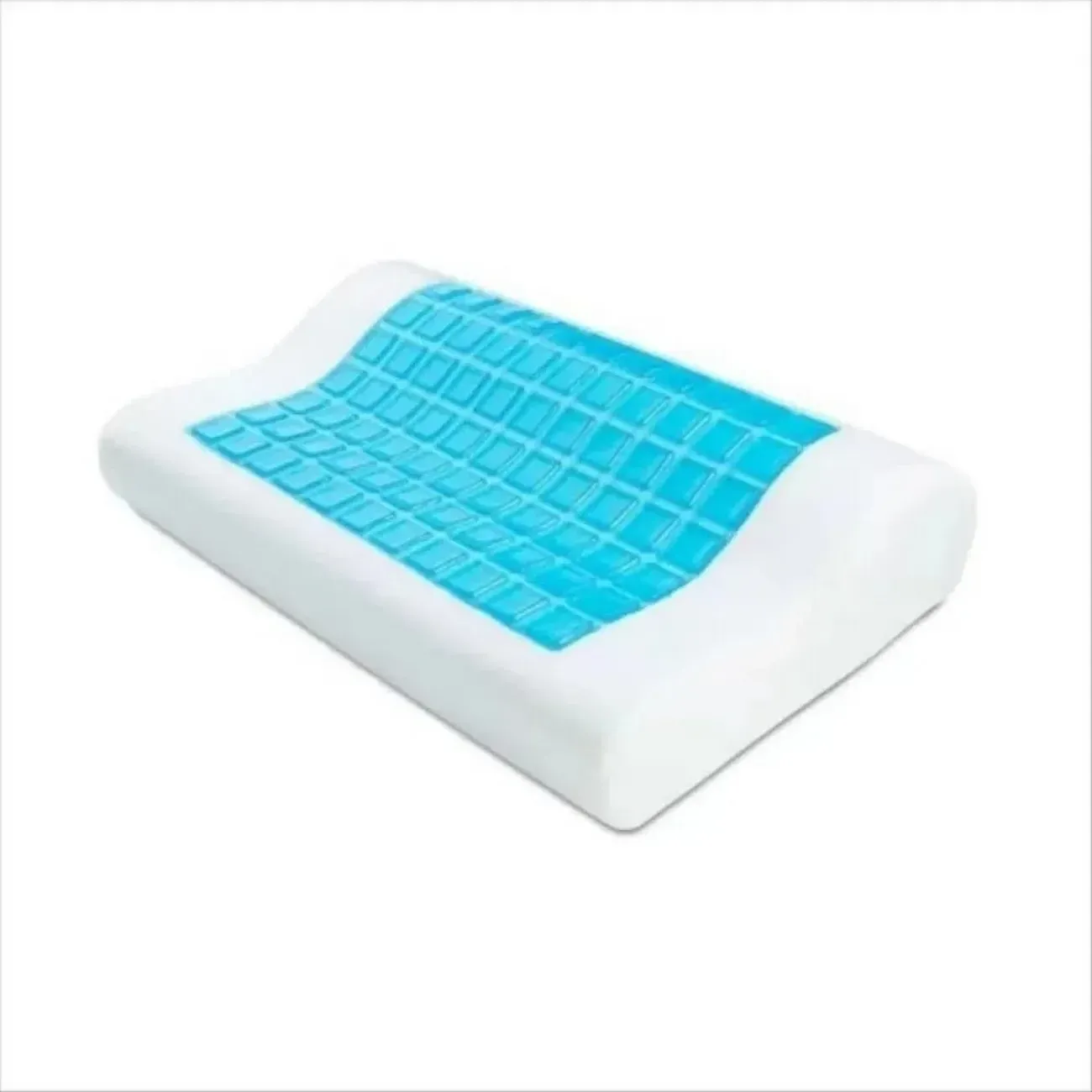 Almohada De Gel Ortopédica Memory Pillow Refrescante+funda