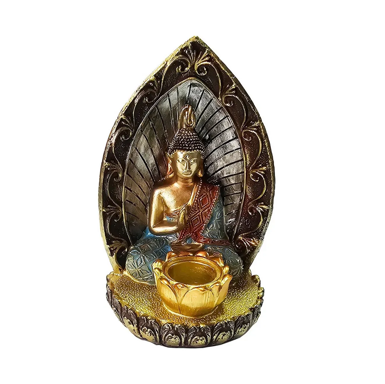 Buda Dorado Decoración Prosperidad Feng Shui Meditaciòn