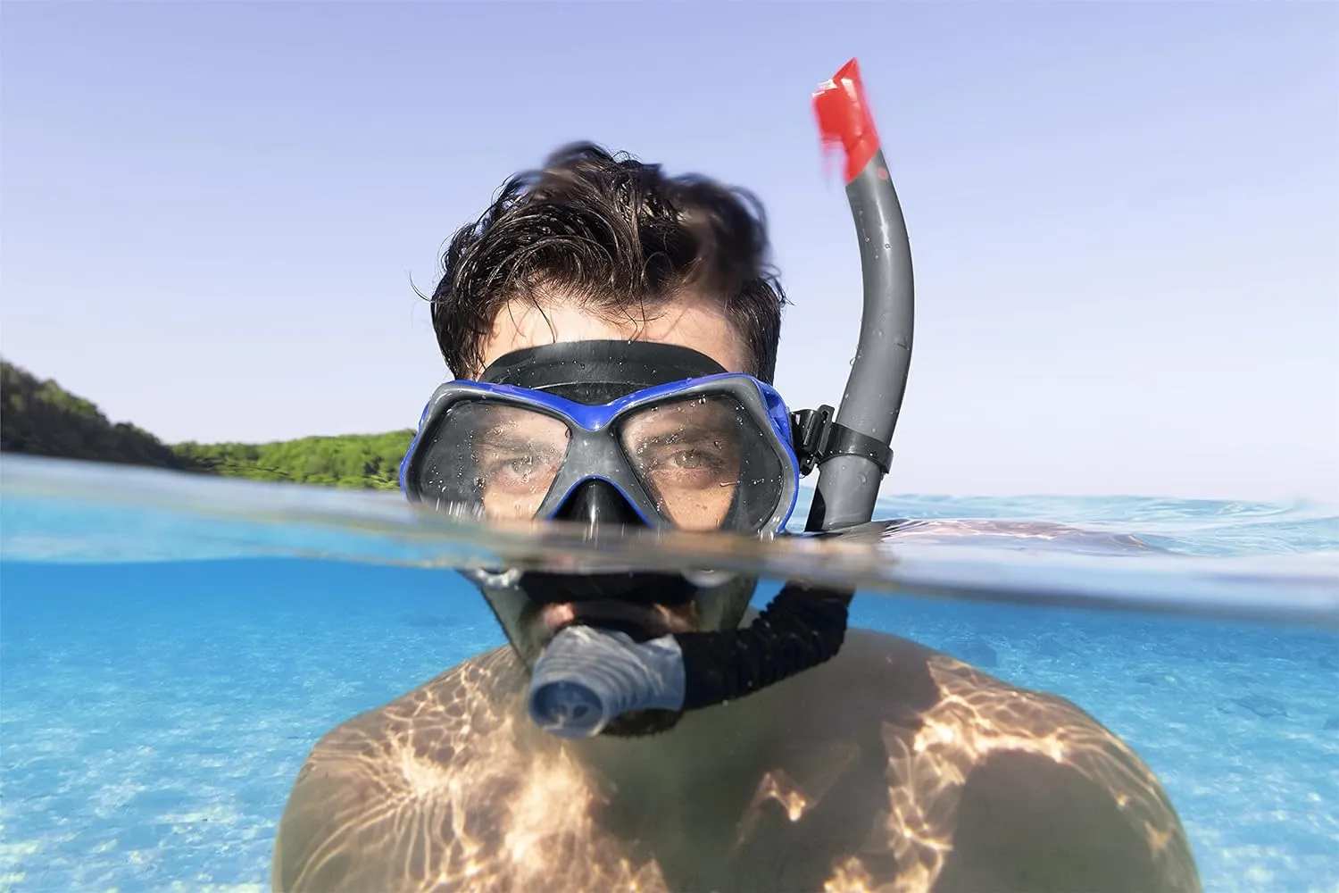 Careta Snorkel Kit Buceo Resistente Ajustable 24069 Bestway